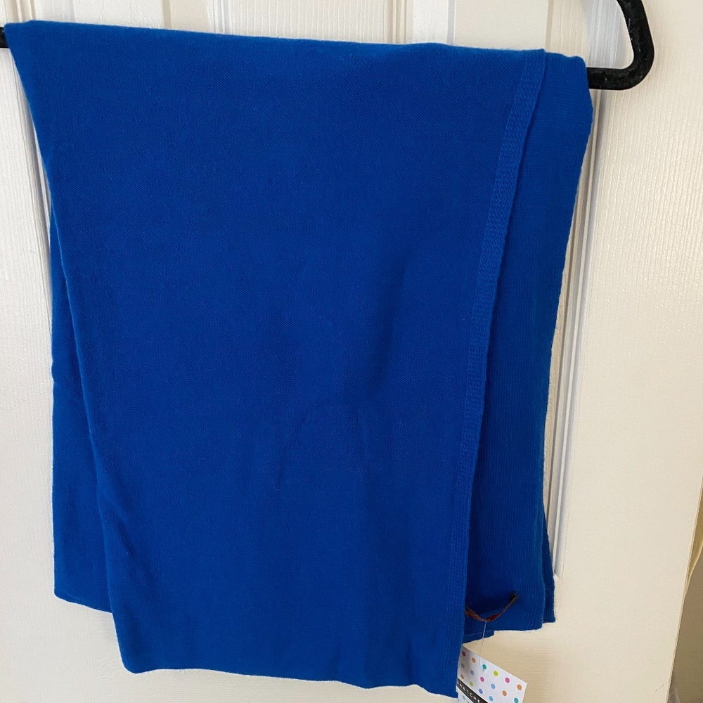 Blue Cashmere Scarf